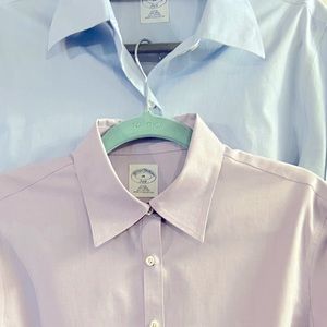 Brooks Brothers button down (2 shirts size 14) light blue and pale purple